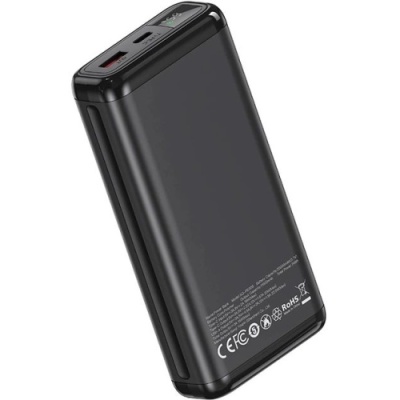 додаткова батарея power bank xo pb309 20000mah pd20w+qc3.0 22.5w (чорний) 