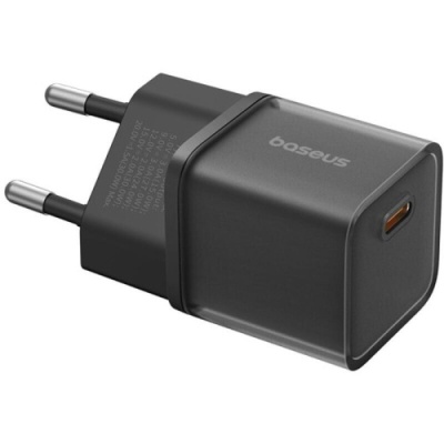 мережевий зарядний пристрій baseus gan5s (p10162504113-00) 1type-c/30w/pd (чорний) 