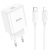 Мережевий Зарядний Пристрій Hoco C76A Pro 1Type-C/30W/QC3.0/PD + (Type-C - Lightning) (Білий) мережевий зарядний пристрій hoco c76a pro 1type-c/30w/qc3.0/pd + (type-c - lightning) (білий)