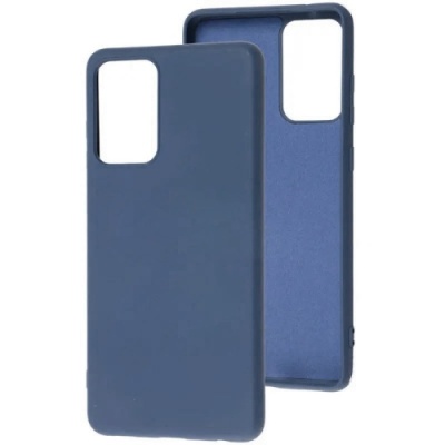 Купить силіконовий чохол soft silicone case для samsung a725 galaxy a72 - dark blue онлайн