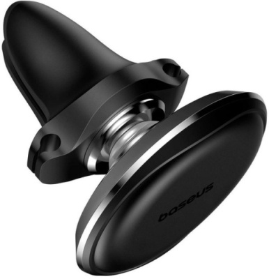 Автотримач Baseus Magnetic Car Mount with Cable Clip Air Vent Version (C40141201113-00) (black)