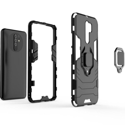 Купить чохол-накладка armor magnet для xiaomi redmi 9 - black онлайн