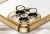 Купить чохол tpu metallic full camera with magsafe для apple iphone 16 pro (gold) онлайн