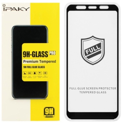 захисне скло ipaky для samsung a605 galaxy a6 plus 2018 (чорний) 