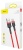 кабель baseus cafule usb - type-c 3.0a/1m (catklf-b) (red-black) 
