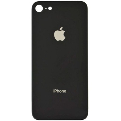 задня кришка для apple iphone 8 black(big hole)