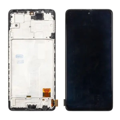 дисплей для xiaomi redmi note 10 pro чорним тачскріном і рамкою (oled)