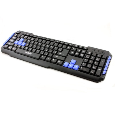 клавіатура провідна havit hv- kb327 multimedia black 