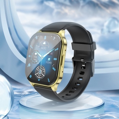 смарт-годинник hoco y19 amoled (золотий) 