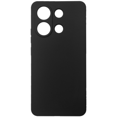 Купить силіконовий чохол soft silicone case для xiaomi redmi note 13 4g (чорний) онлайн