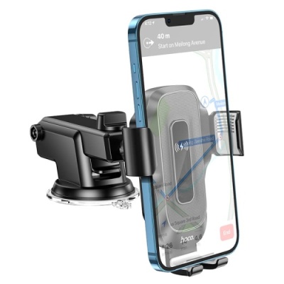 Автотримач Hoco HW3 Wireless (Чорний)