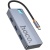 usb hub hoco hb50 type-c 5-in-1 (hdtv+pd+usb3.0*3) (сірий) 
