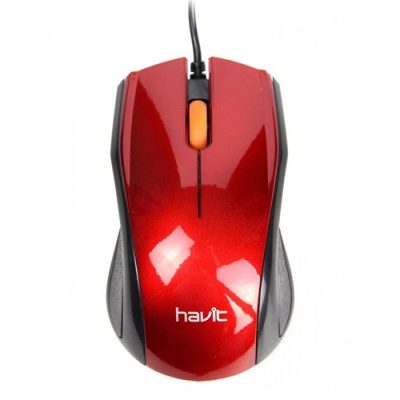 мишка дротова havit hv-ms689 red 