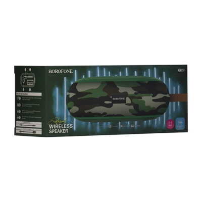 портативна колонка borofone br9 (camouflage green) 