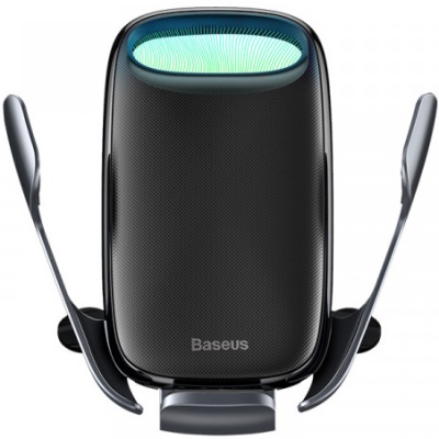 Автотримач з бездротовою зарядкою Baseus Wireless Charger Milky Way Bracket Holder (WXHW02-01) Black
