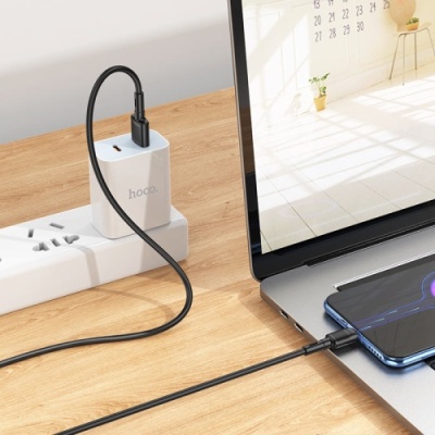 кабель hoco x83 usb - microusb 2.4a/1m (чорний) 