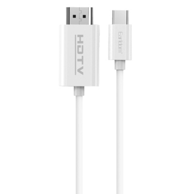 кабель hdmi earldom et-w32 type-c to hdmi 2м (білий) 