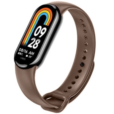 ремінець для xiaomi mi band 8/9/10 brown 