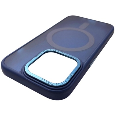 Купить чохол space tpu+pc color matte with magsafe для apple iphone 15 pro max (dark blue) онлайн