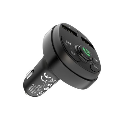FM Модулятор Borofone BC26 2USB/2.1A (Чорний)