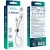 кабель ridea rc-xs51 x-silicone usb - microusb 3a 0.25m (бiлий) 