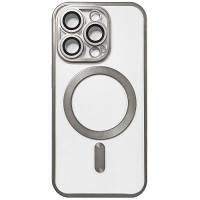 Купить чохол tpu metallic full camera with magsafe для apple iphone 12 pro (matte titan) онлайн