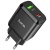Мережевий Зарядний Пристрій Hoco N5 1USB/18W/QC3.0 + 1Type-C/20W/PD (Чорний) мережевий зарядний пристрій hoco n5 1usb/18w/qc3.0 + 1type-c/20w/pd (чорний)