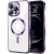 Купить чохол tpu metallic full camera with magsafe для apple iphone 13 pro (dark purple) онлайн