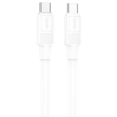 кабель hoco x84 solid (pd) type-c - type-c 60w 3a/1m (білий) 
