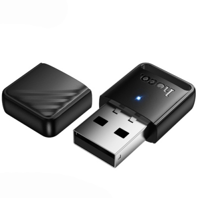 bluetooth-адаптер hoco ua42 usb bt 5.4 (чорний) 
