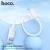 кабель hoco x122 silicone usb - microusb 2.4a/1m (білий) 