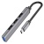 USB HUB Hoco HB26 4-in-1 adapter (Type-C to USB3.0+USB2.0*3) (Сiрий) usb hub hoco hb26 4-in-1 adapter (type-c to usb3.0+usb2.0*3) (сiрий)
