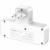 мережевий перехідник із нічником ldnio sc2311 2 port/1pd/1 qc 3.0/1 usb/ 2 psocket/ led lamp (white) 
