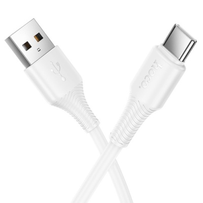 кабель hoco x120 usb - type-c 3.0a/1m (білий) 