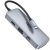 usb hub hoco hb33 type-c easy type-c 10-in-1 multi-function converter 0,18m. metal gray 
