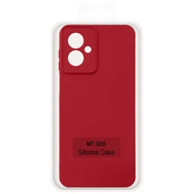 Купить чохол soft silicone case full для motorola g55 (red) онлайн