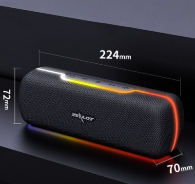 портативна колонка zealot s55 (чорний) 