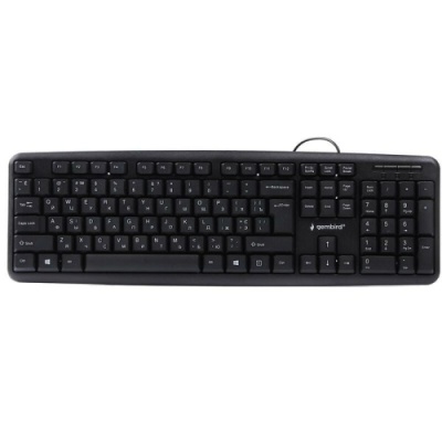 клавіатура дротова gembird kb-u-103-ua (чорний) 