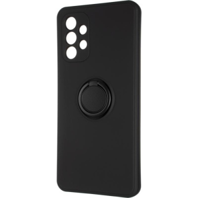 Купить силіконовий чохол soft silicone casevsmagnet ring для samsung a325 galaxy a32 4g - black онлайн