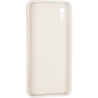 Купить силіконовий чохол soft silicone casevsmagnet ring для xiaomi redmi 9a - ivory white онлайн