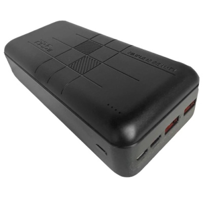 додаткова батарея power bank xo pr189 pd20w+qc22.5w 30000 mah (чорний) 