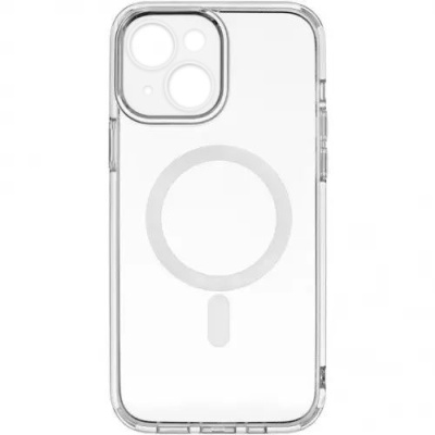 Купить силіконовий чохол magsafe full camera для apple iphone 15 (прозорий) онлайн