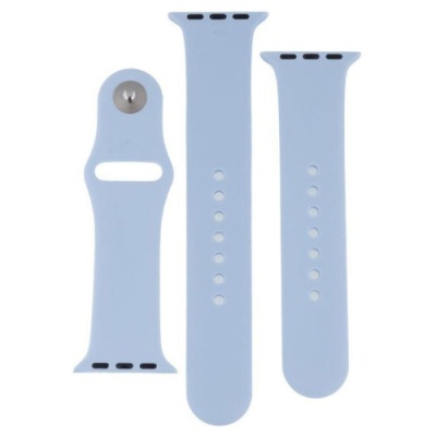 ремінець для apple watch band silicone two-piece 42/44/45/49 mm (05, lilac) 
