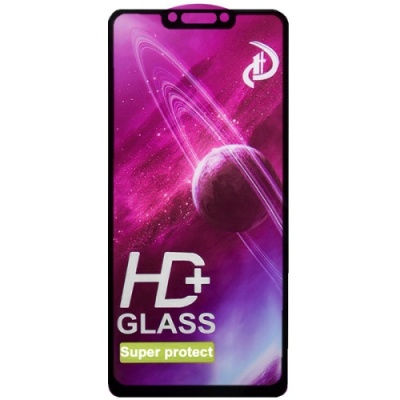 захисне скло glass full glue space для huawei p smart plus (ine-lx1)/ mate 20 lite(sne-lx1) (чорний) 
