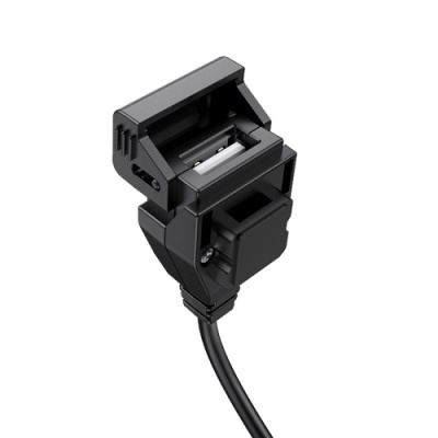 зарядний пристрій для мотоцикла hoco z45 1usb/2.4a (чорний) 