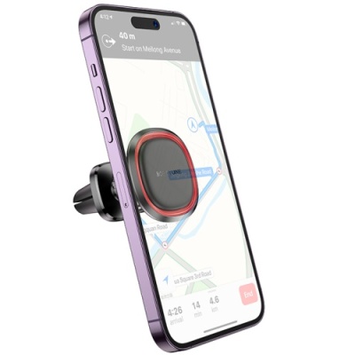 Автотримач Borofone BH124 Air Outlet (Black-Red)
