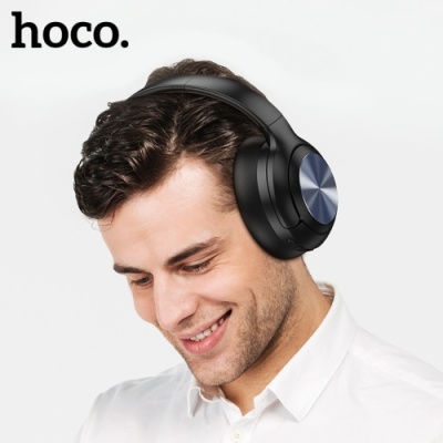 бездротові навушники накладні hoco w54 (чорний) 
