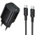 мережевий зарядний пристрій borofone bas85a pd30w + qc3.0 (1usb/1type-c/3a) + type-c - type-c (чорний) 
