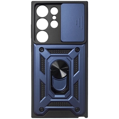 Купить чохол-накладка armor magnet camshield для samsung s918 galaxy s23 ultra - dark blue онлайн
