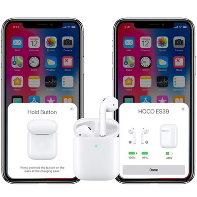 бездротові навушники (tws) hoco es39 (білий) 
